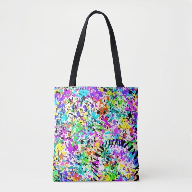 Bolsa Tote Tinta de Splatter (Frente)