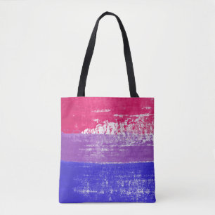 Bolsa Tote Tinta do Orgulho Bissexual
