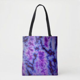 Bolsa Tote Tinta Dye em Roxo e Azul