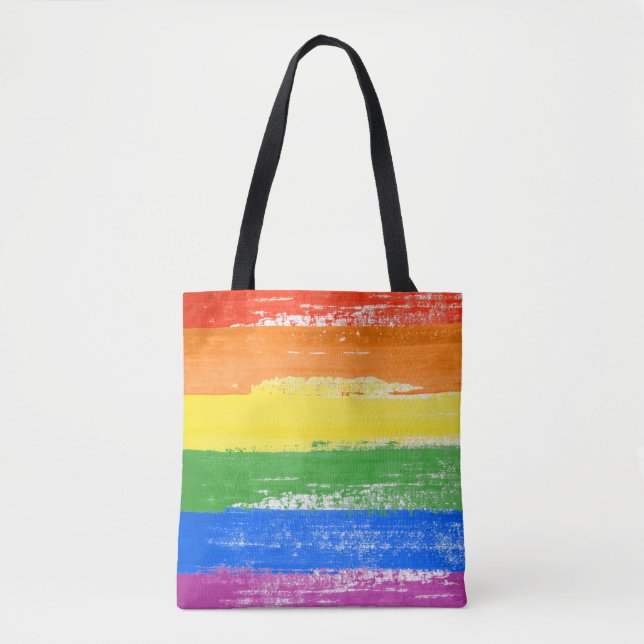 Bolsa Tote Tinta LGBT (Frente)