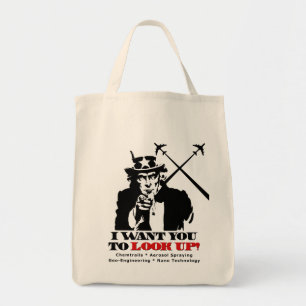 Bolsa Tote Tio Sam disse que quero que você procure