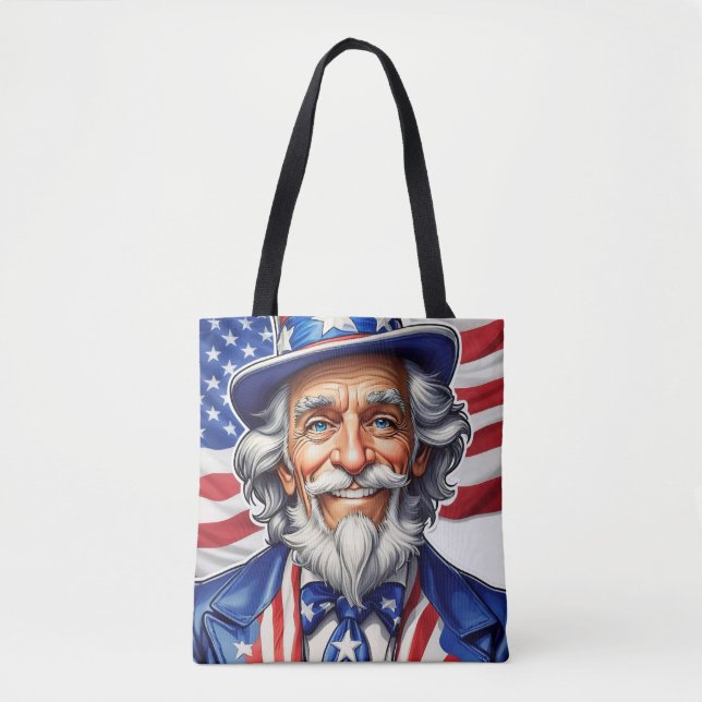 Bolsa Tote Tio Sam USA (Frente)