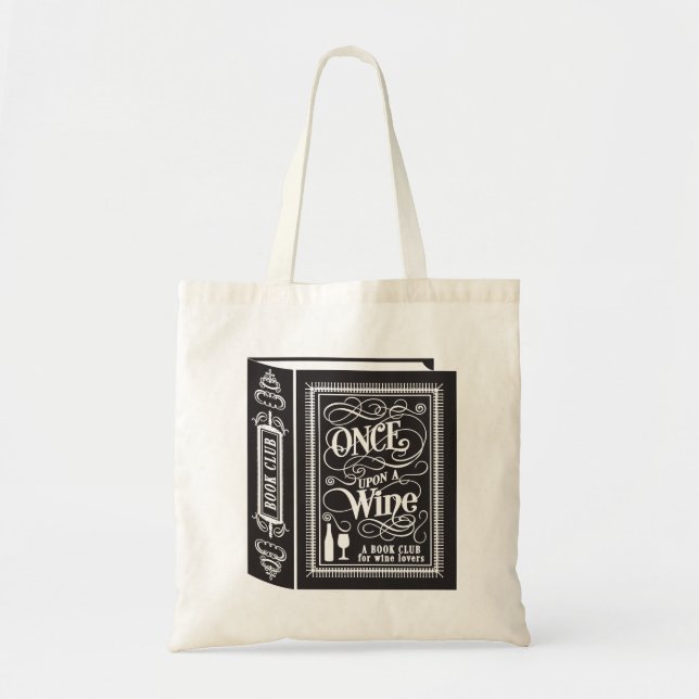 Bolsa Tote Típico do Clube do Livro Engraçado do Vinho (Frente)
