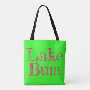 Bolsa Tote tipo de BUM LAKE, rosa-a-quente, em dificuldade, n