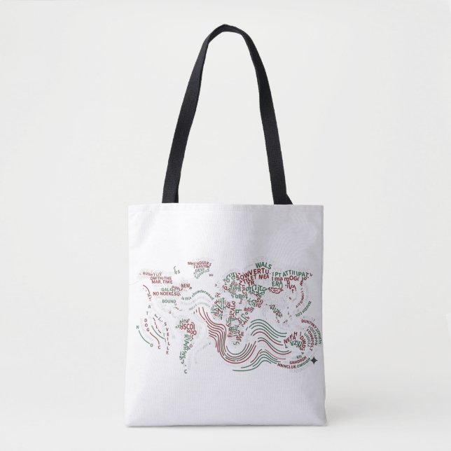 Bolsa Tote Tipografia Arte Terra (Frente)