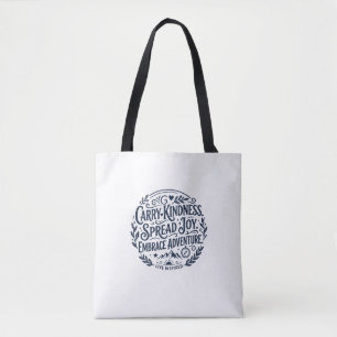 Bolsa Tote Tipografia Circular de Leveza