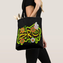 Bolsa Tote Tipografia de Ilustração de Boas Víbias