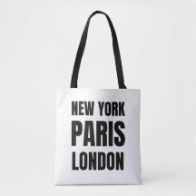 Tipografia de Nova York, Paris, Londres