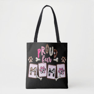 Bolsa Tote Tipografia Do Cão-De-Pele Orgulhosa