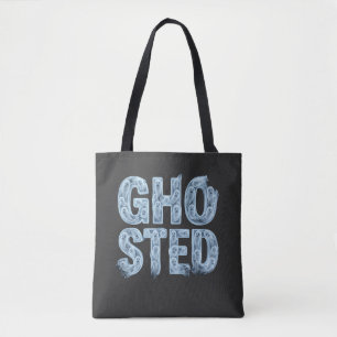 Bolsa Tote Tipografia Fantasma Transparente Brincando com o F