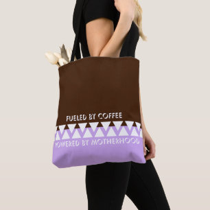 Bolsa Tote Tipografia feminina em distribuição Coffee Mãe C