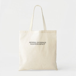 Bolsa Tote Tipografia Minimalista para Carry Diário
