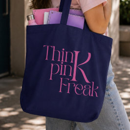 Bolsa Tote Tipografia Moderna e Ousada com Rosa Extravagante