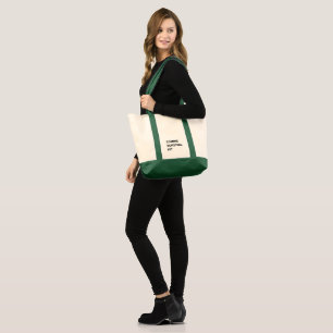 Bolsa Tote Tipografia Moderna Engraçada Pequena Saco-Tote Min