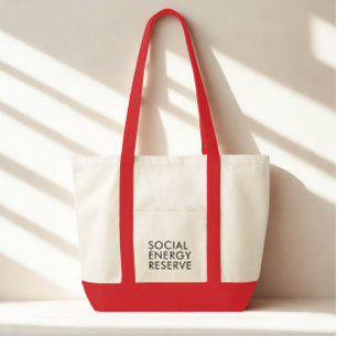 Bolsa Tote Tipografia Moderna Engraçada Preta
