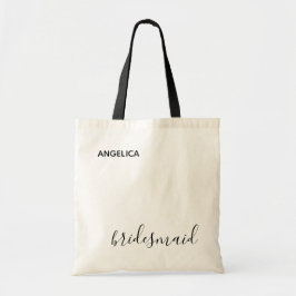 Bolsa Tote Tipografia Moderna Minimalista Presente para Damas