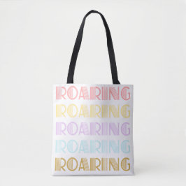 Bolsa Tote Tipografia Negrita Retro Impressa