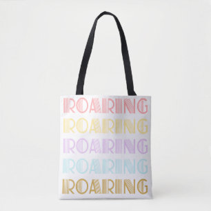 Bolsa Tote Tipografia Negrita Retro Impressa