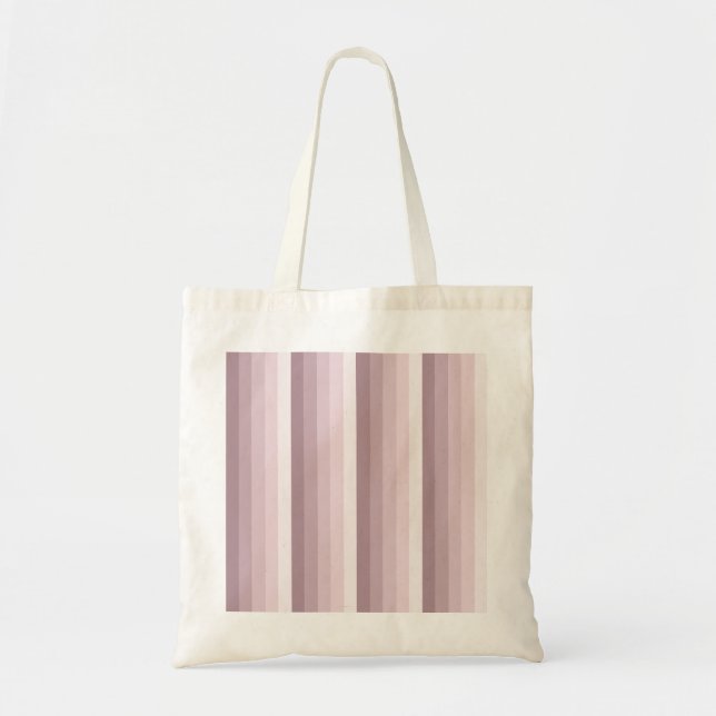 Bolsa Tote tiras de sombra rosa quartz (Frente)