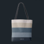 Bolsa Tote Tiras Quadradas Modernas com Monograma<br><div class="desc">Moderno padrão listrado da tendência Chic - apresentando cores neutras harmoniosas com um toque elegante. Personalize com seu nome ou monograma. Se você precisar dele em cores diferentes,  clique no botão de contato sob a descrição do produto,  que eu gostaria de ajudar.</div>
