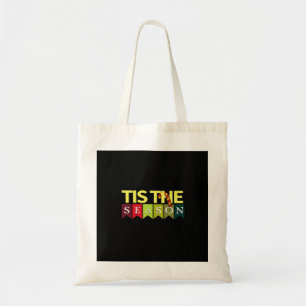 Bolsa Tote Tis Season Papais noeis de Natal Engraçada Trendên