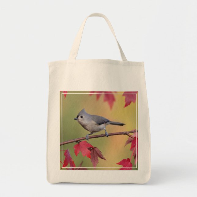Bolsa Tote Titmice adornados (Frente)