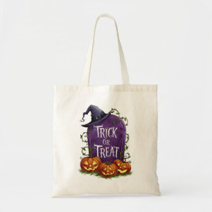 Bolsa Tote Título e Jack-o-Lanternas Trick ou Tratar Bag