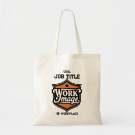Bolsa Tote Título Profissional e Local de Trabalho Personaliz