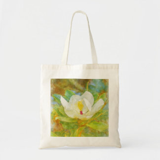 Bolsa Tote Título Watercolor Magnolia Bloom Tote Bag