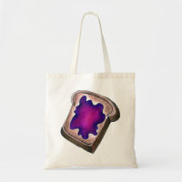 Toast w/ Grape Jelly Jam Breakfast Comida