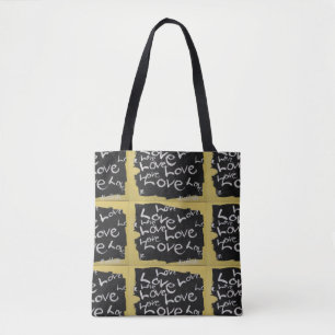 Bolsa Tote "Toda sobre sacola do amor"