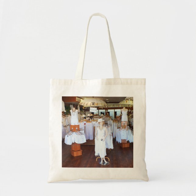 Bolsa Tote Todo compro branco de moda (Frente)