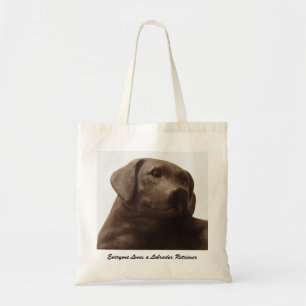 Bolsa Tote Todo mundo ama um Labrador Retriever