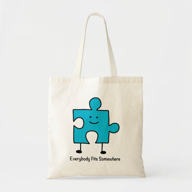 Bolsa Tote Todos Ajustados Em Algum Lugar (Frente)