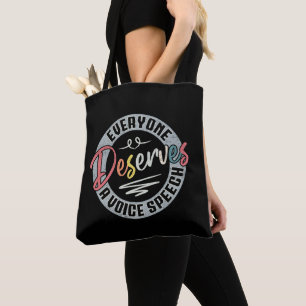 Bolsa Tote Todos Merecem Uma Vintagem SLP De Voz