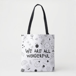 Bolsa Tote Todos nós somos maravilhosos