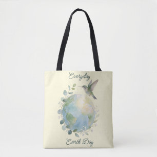 Bolsa Tote Todos os Dias Dia da Terra Beija-flor