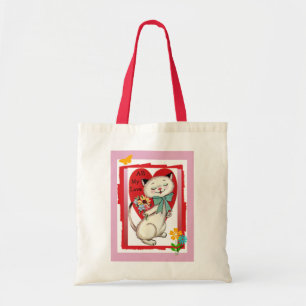 Bolsa Tote Todos Os Meus Namorados De Amor, Canvas De Gato Le