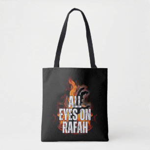 Bolsa Tote TODOS OS OLHOS NA RAFAH - Rafah Gaza Massacre na P
