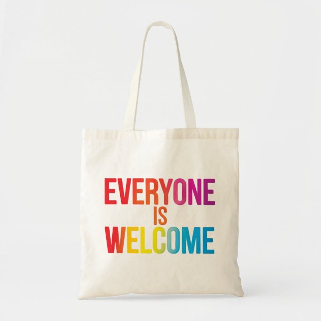 Bolsa Tote Todos são bem-vindos (Frente)