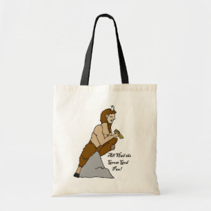 Bolsa Tote Todos saudam o grande saco da bandeja do deus