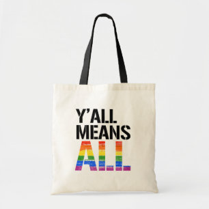 Bolsa Tote Todos significa tudo - - Direitos LGBTQ - 