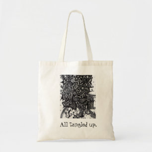 Bolsa Tote Todos Tangled acima da sacola