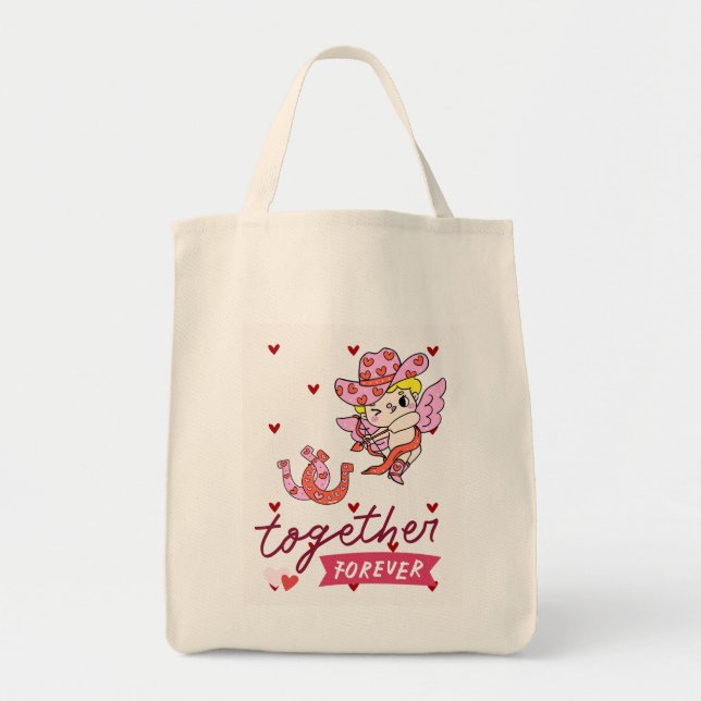 BOLSA TOTE TOGETHER FOREVER COUNTRY STYLE  (Frente)