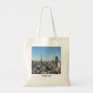 Bolsa Tote Tokyo Tower Watercolor Travel Poster Tote Bag