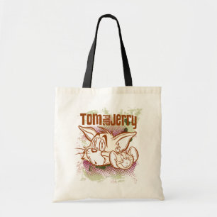 Bolsa Tote Tom e Jerry Brown e Green