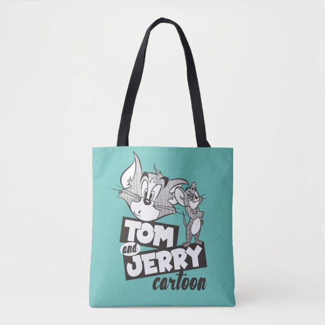 Bolsa Tote Tom E Jerry | Cartoon Tom E Jerry (Frente)