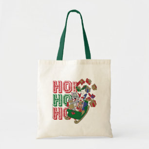 Bolsa Tote Tom e Jerry Entregando Presentes Em Uma Altura