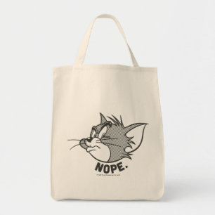 Bolsa Tote Tom e Jerry   Tom dizem Nope