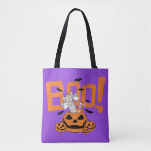 Bolsa Tote Tom & Jerry   Boo Feliz Halloween